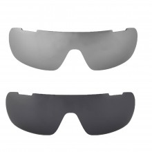 New Walleva Titanium + Black Polarized Replacement Lenses For POC Blade Sunglasses